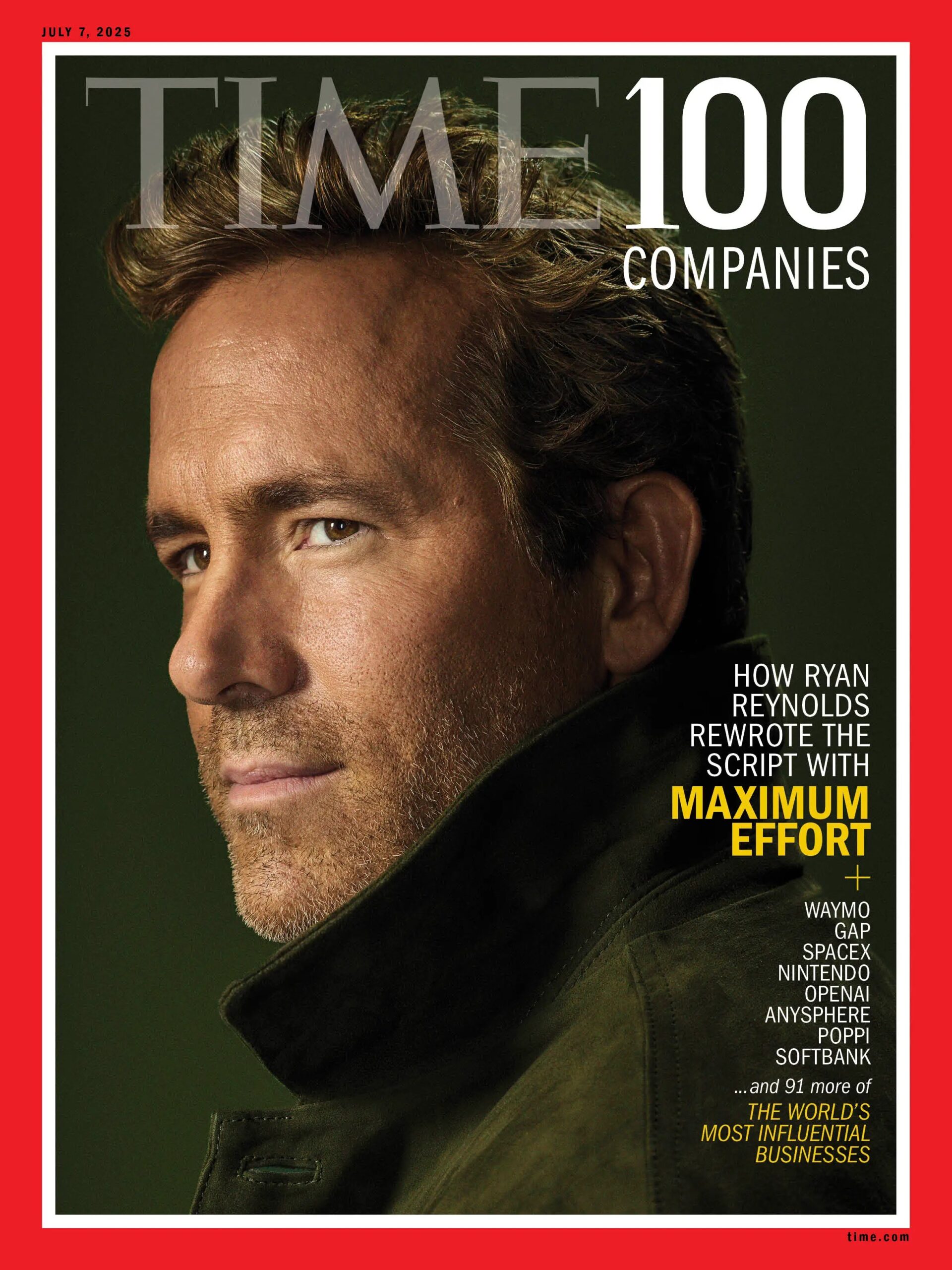 TIME Magazine cover from 2025